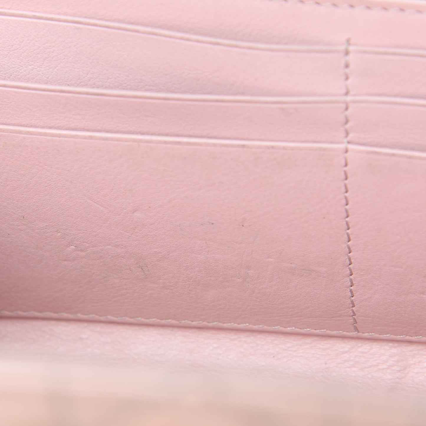 Patent Cannage Lady Dior Rendezvous Wallet On Chain Pink