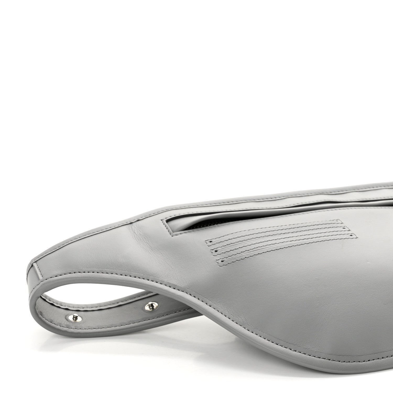 Burberry Smooth Calfskin Brummell Bum Bag Grey 8 of 9
