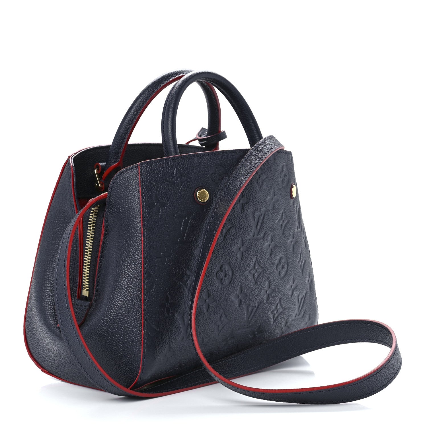 Louis Vuitton Empreinte Montaigne BB Marine Rouge 4 of 13
