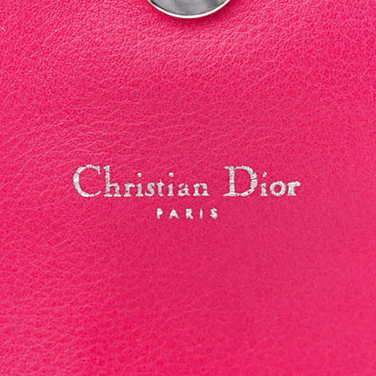 Christian Dior CHRISTIAN DIOR Bullcalf Diorissimo Promenade Envelope Pouch Fuchsia Rose Poudre 6 of 15