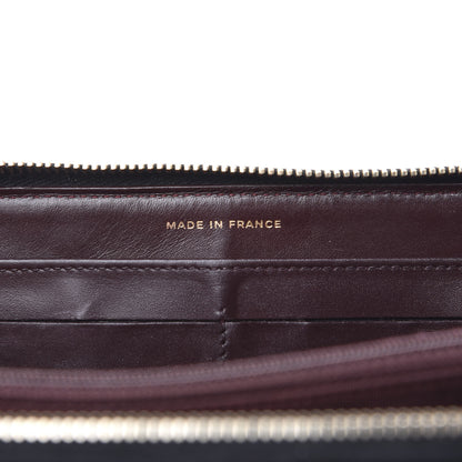 Chanel Caviar Quilted Large Gusset Zip Around Wallet Black 6 of 11