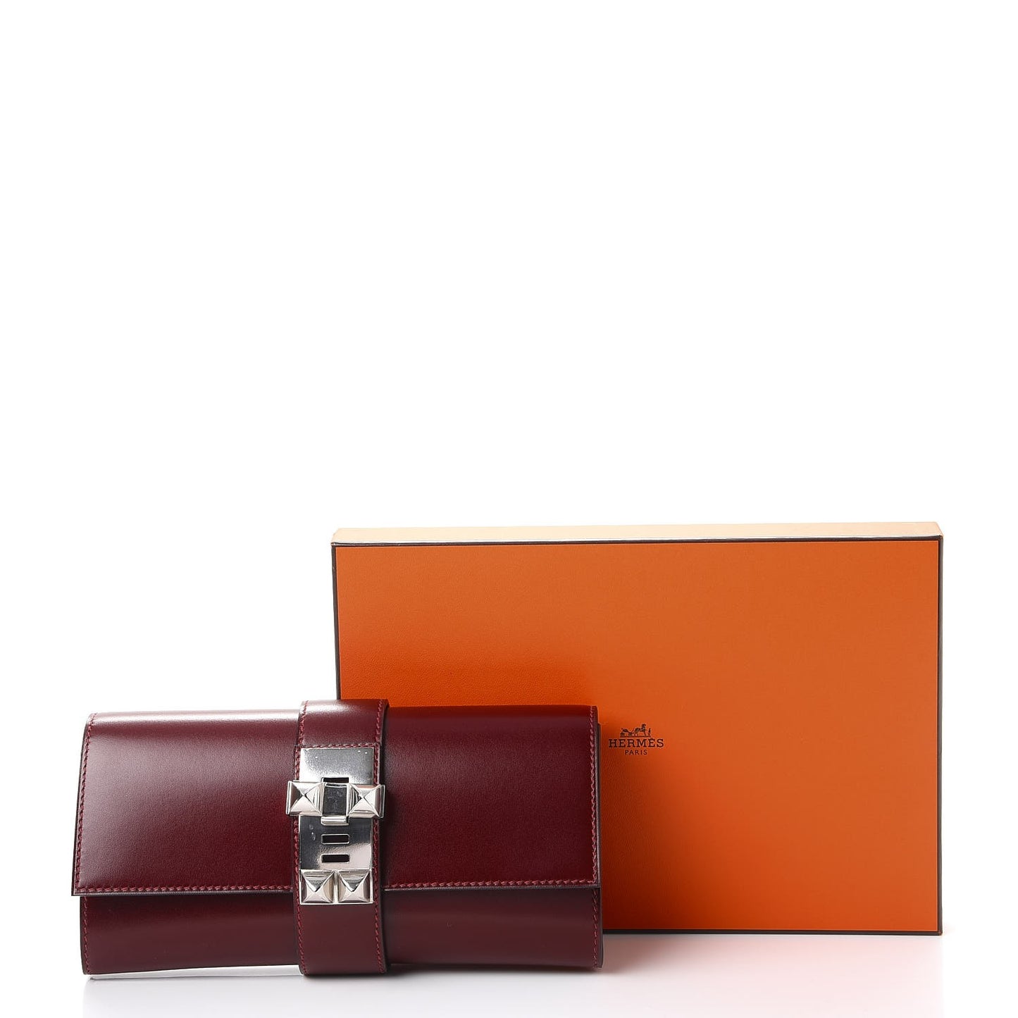 Tadelakt Medor 23 Clutch Rouge H