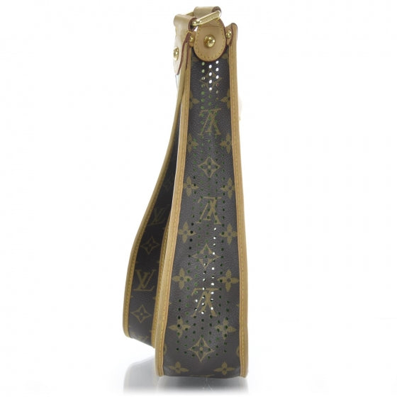 Monogram Perforated Musette Green