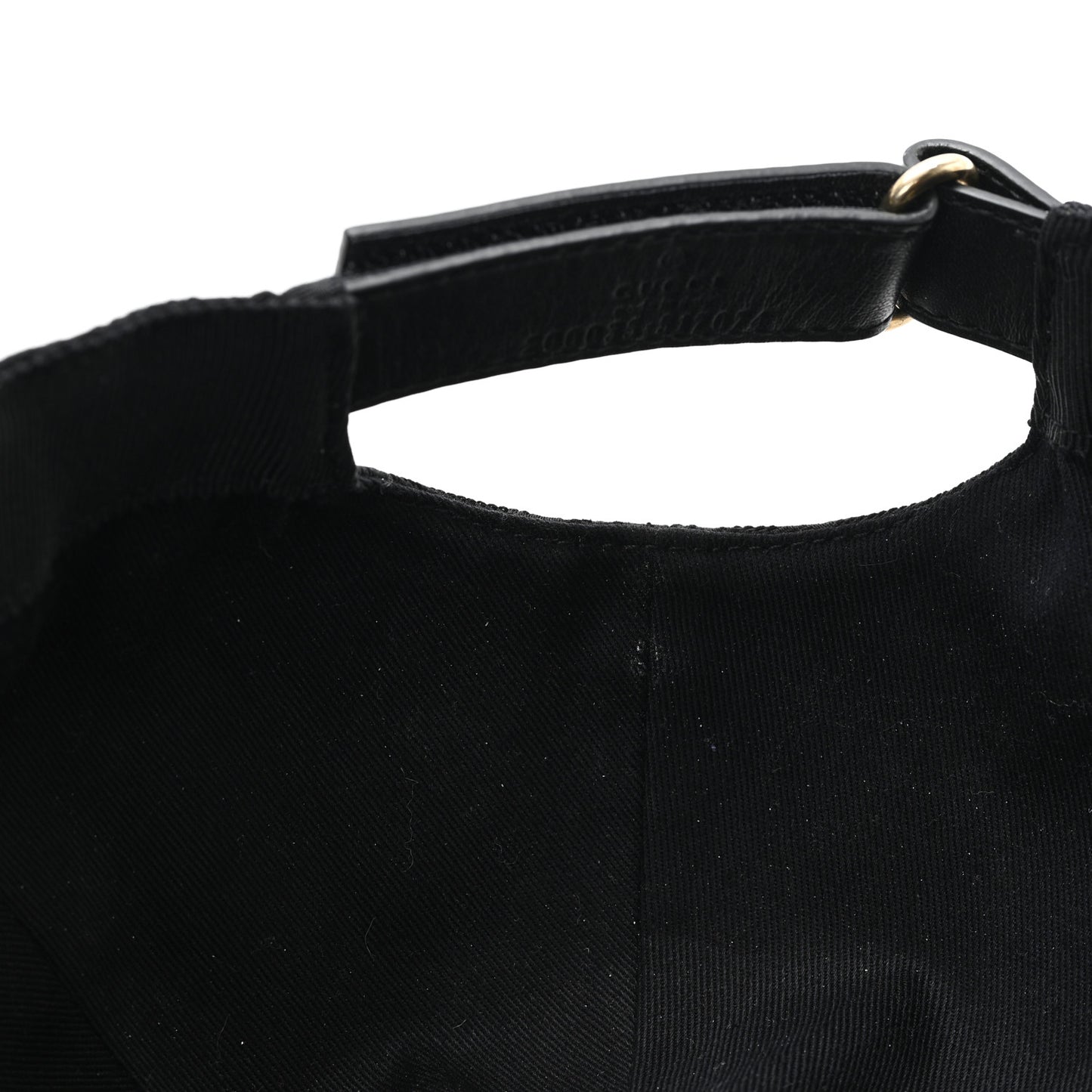 Monogram Web Baseball Hat XL Black