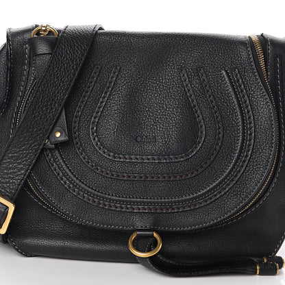 Chloe Calfskin Medium Marcie Crossbody Bag Black 6 of 8