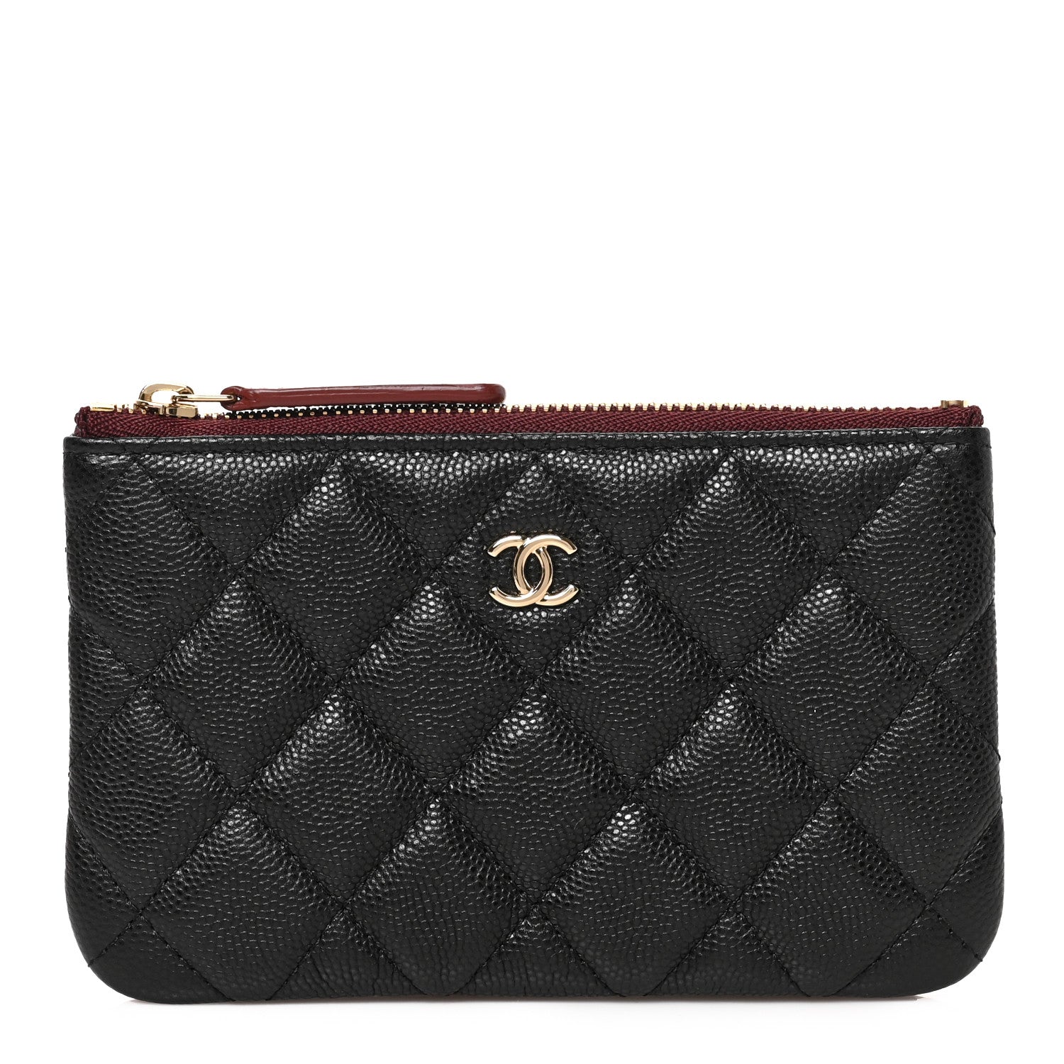 Chanel Caviar Quilted Small Cosmetic Case Black 1 of 7
