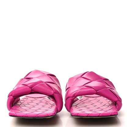 Bottega Veneta Nappa Maxi Intrecciato Lido Flat Sandals 39 Hollyhock 2 of 8