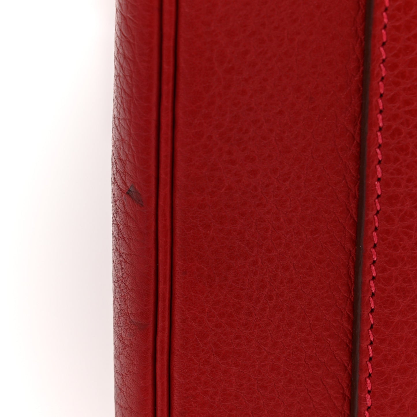 Taurillon Clemence Birkin 35 Rouge Vif