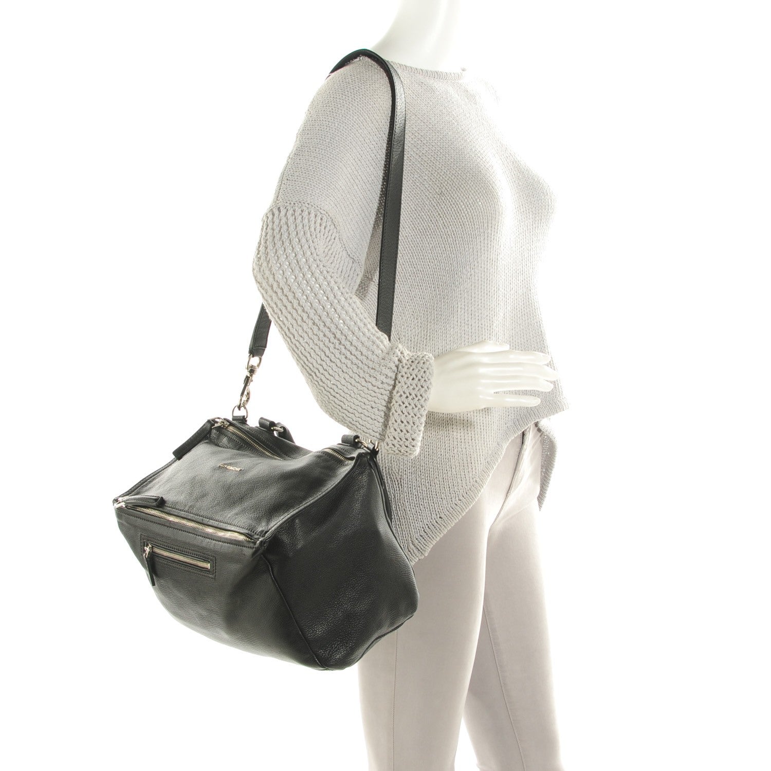 Givenchy Sugar Goatskin Medium Pandora Black 2 of 9