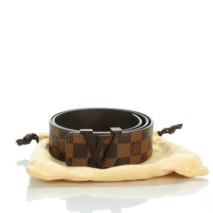 Louis Vuitton Damier Ebene 40mm LV Initiales Belt 85 34 8 of 8