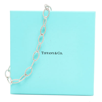 Tiffany Sterling Silver Oval Twist Link Necklace 5 of 5