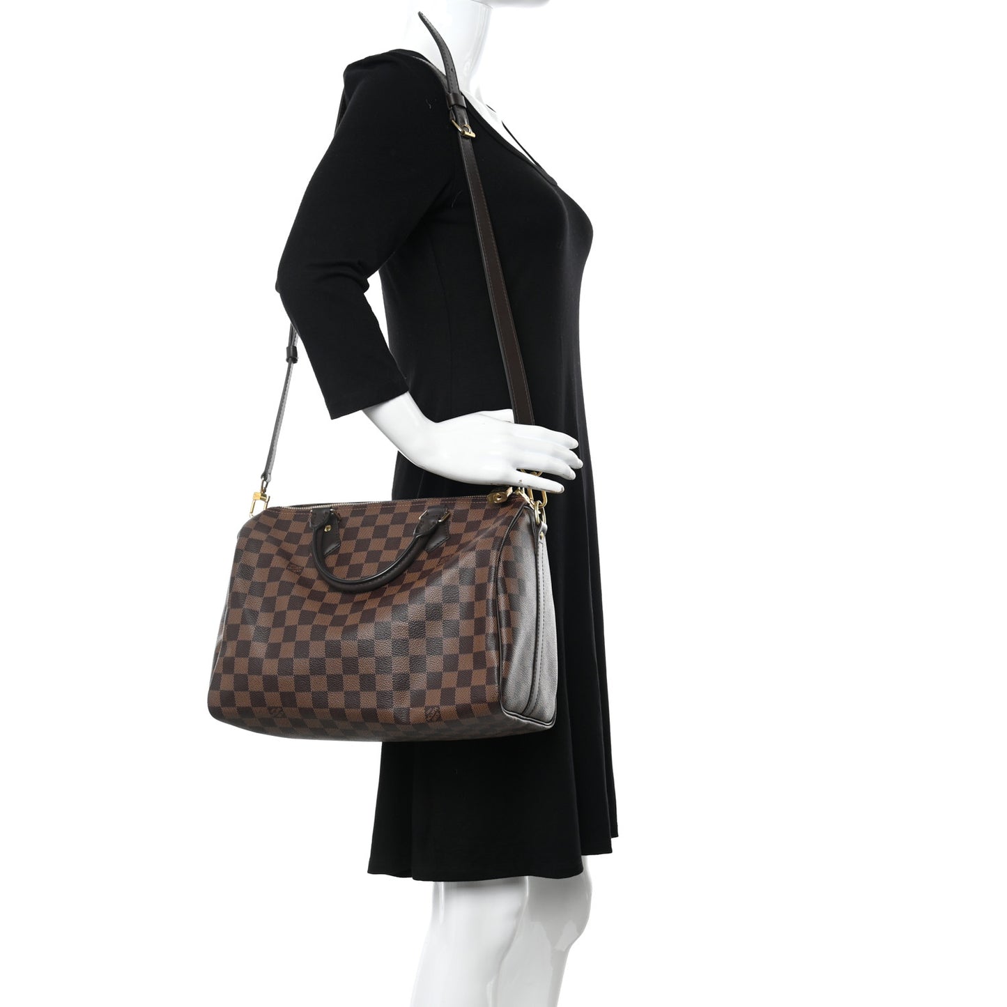 Damier Ebene Speedy Bandouliere 30