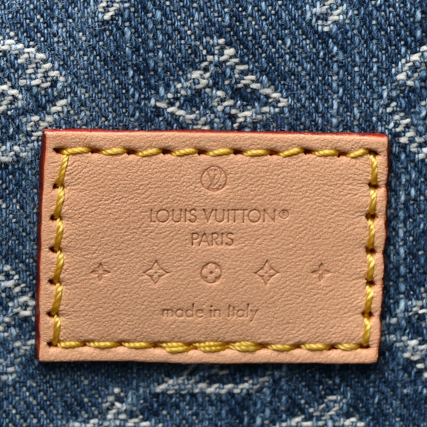 Monogram Denim CarryAll MM Blue