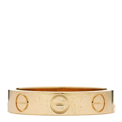 Cartier 18K Yellow Gold 3.5mm LOVE Wedding Band Ring 46 3.75 3 of 4