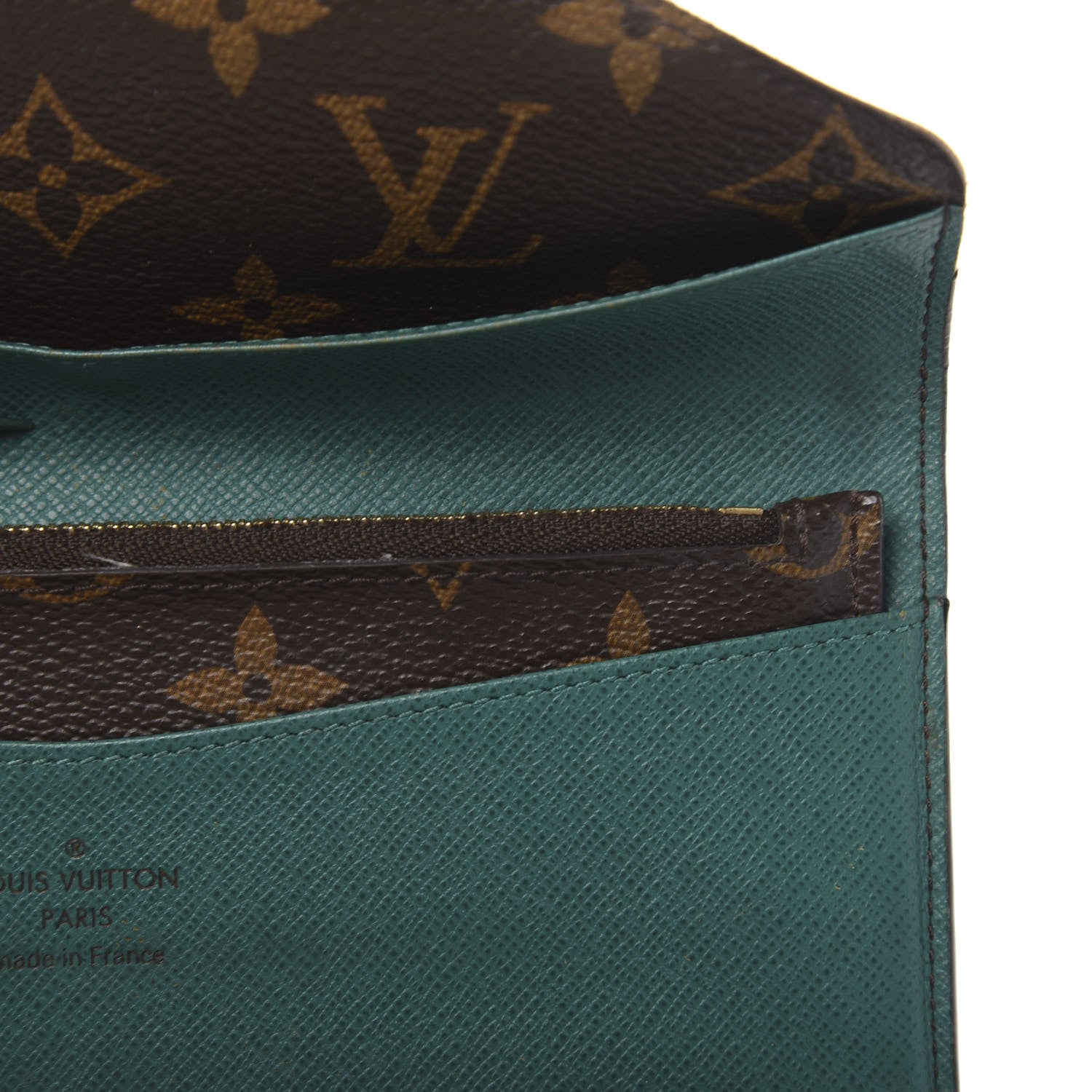 Louis Vuitton Monogram Josephine Wallet Vert 8 of 16