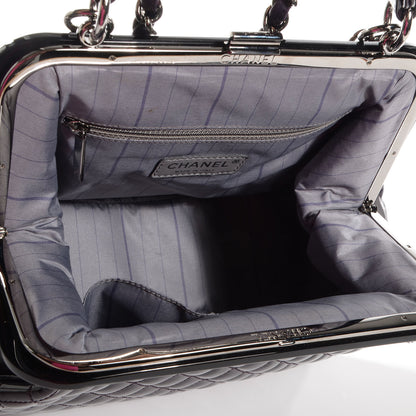Chanel Glazed Calfskin Quilted Mademoiselle Small Frame Bag Purple 5 of 7