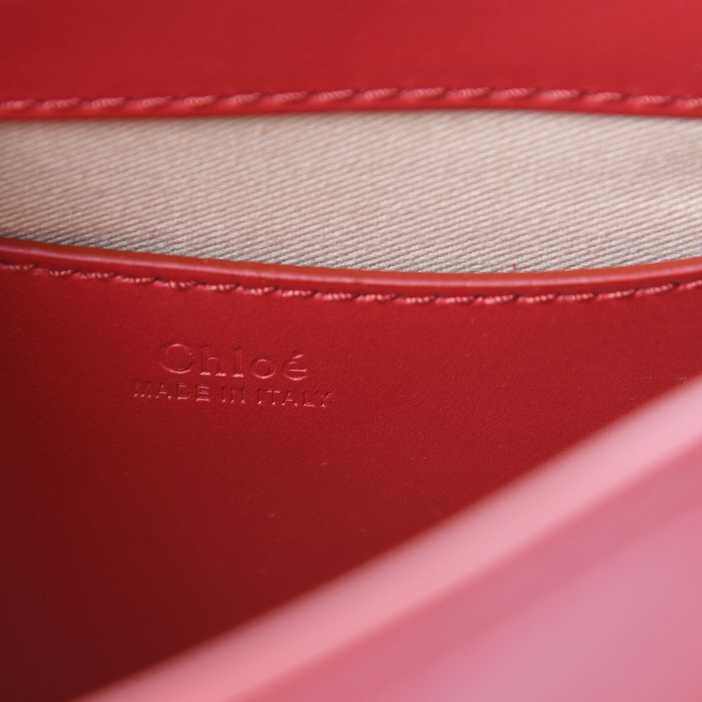 Shiny Calfskin Mini Annie Shoulder Bag Dreamy Red