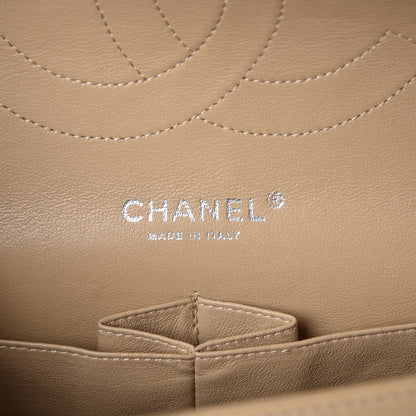 Chanel Patent Quilted Jumbo Double Flap Beige 6 of 8