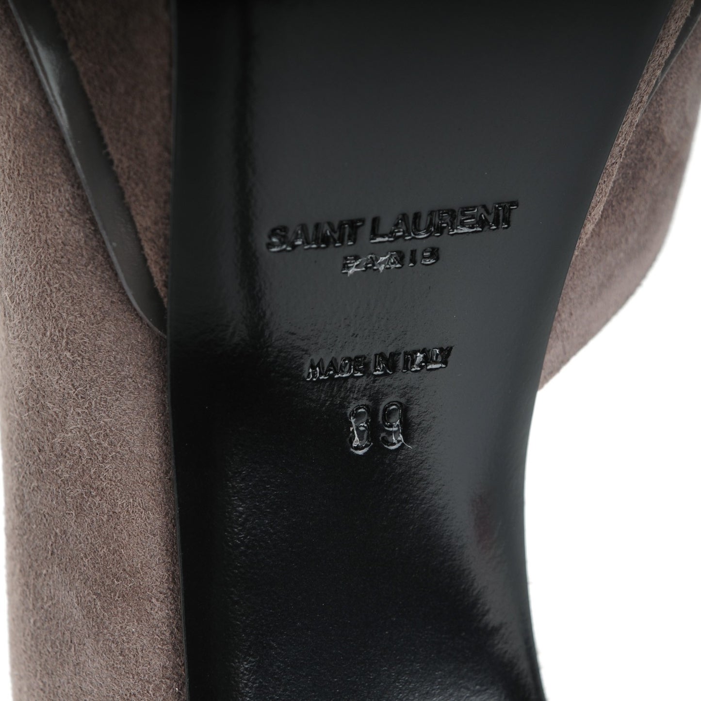 Suede Janis 80 D'Orsay Pumps 39 Road Gray