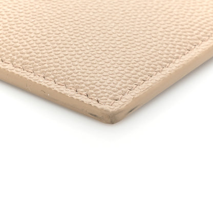 Saint Laurent Grain De Poudre Uptown Pouch Dark Beige 7 of 9