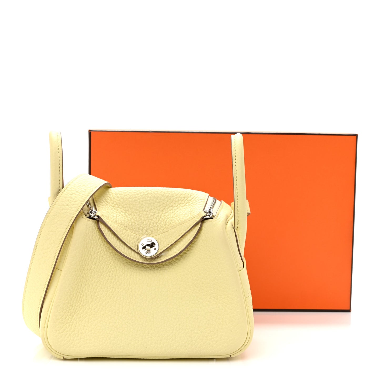 Taurillon Clemence Mini Lindy 20 Jaune Milton