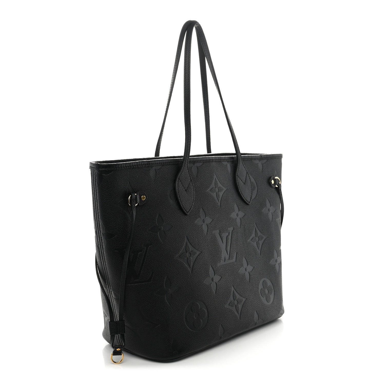 Louis Vuitton Empreinte Monogram Giant Neverfull MM Black 3 of 10