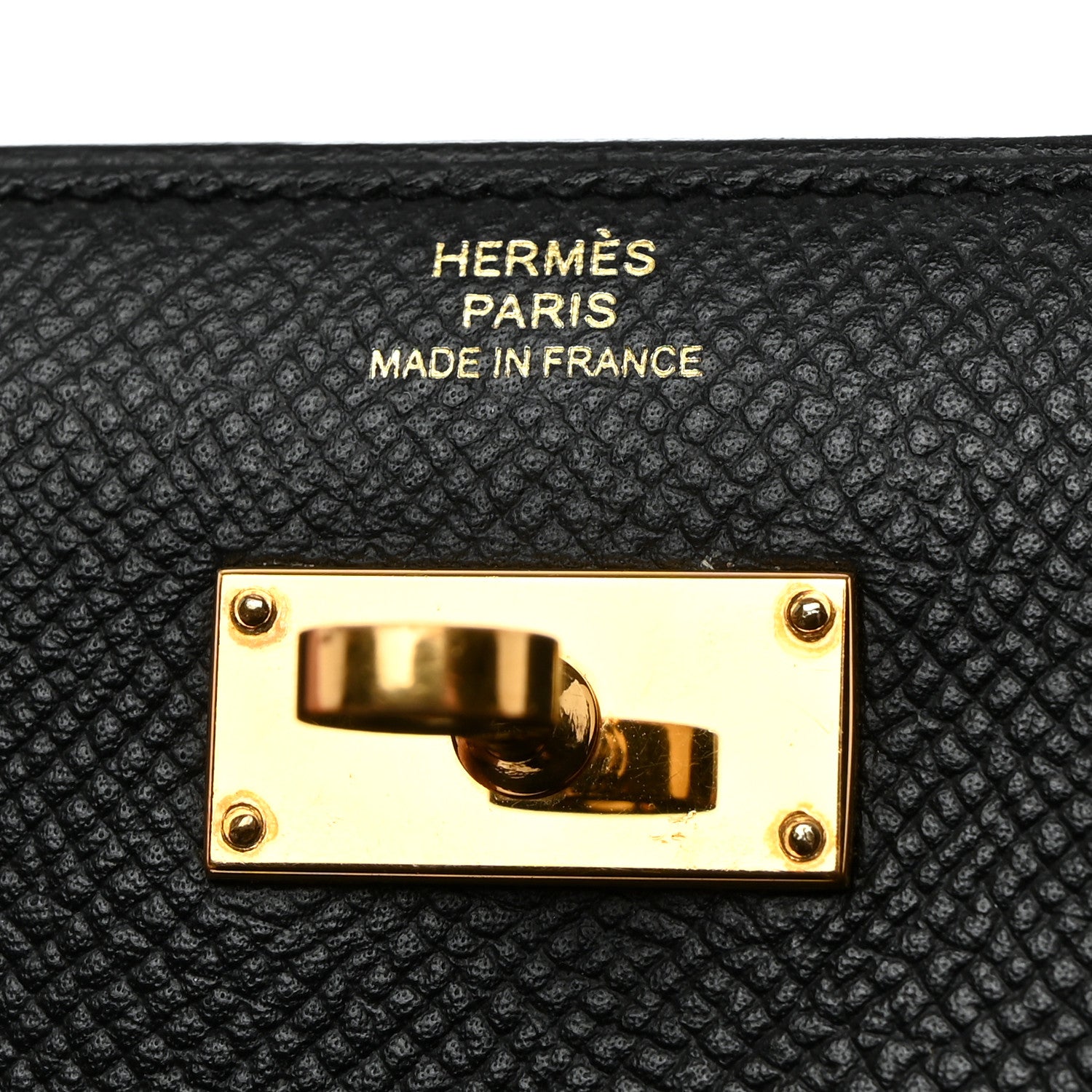 Hermes Epsom Medium Kelly Wallet Black 6 of 9