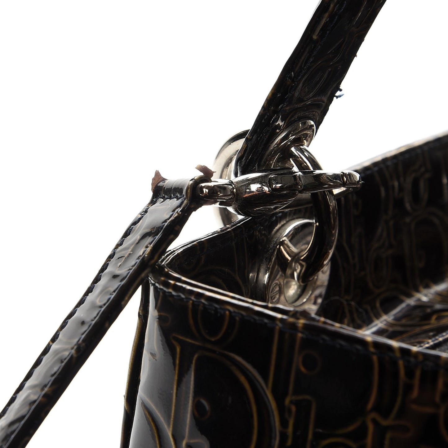 Patent Ultimate Medium Lady Dior Brown