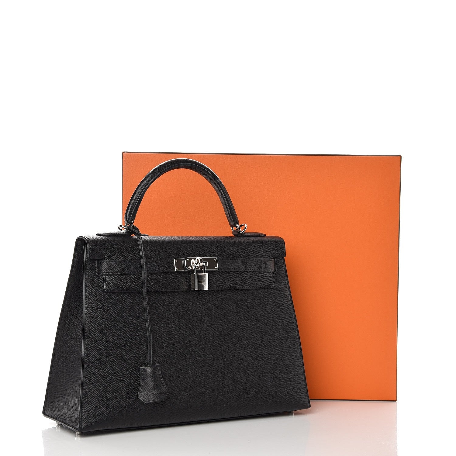 Hermes Epsom Kelly Sellier 32 Black 36 of 36