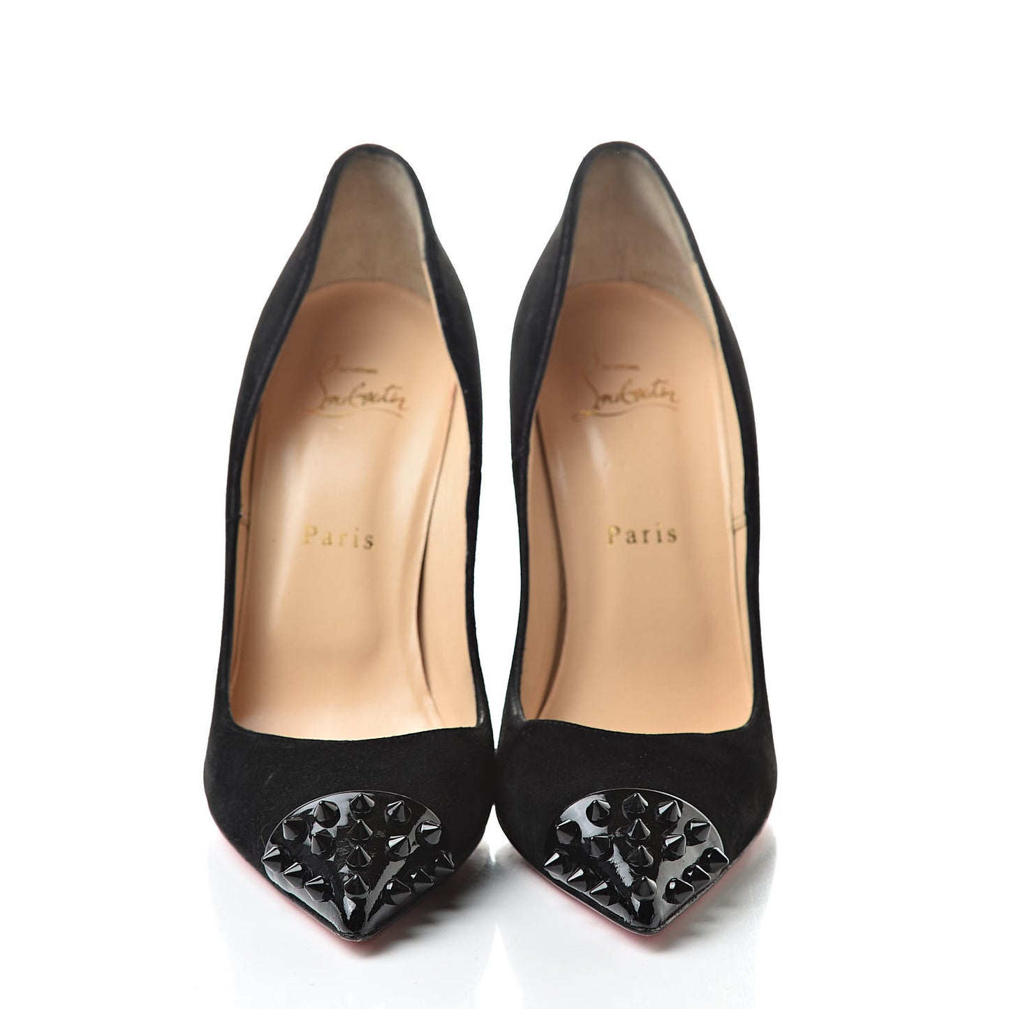 Suede Patent Geo 120 Pumps 38.5 Black
