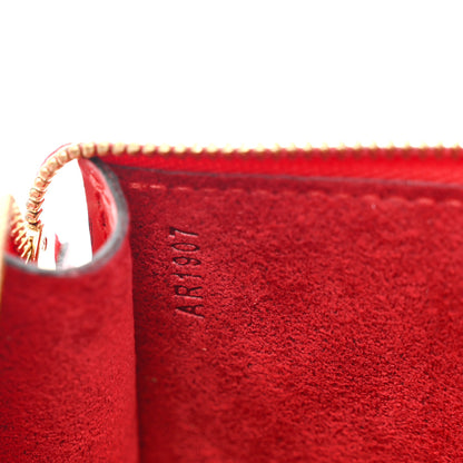 Louis Vuitton Epi Pochette Accessories 21 Castillan Red 7 of 10