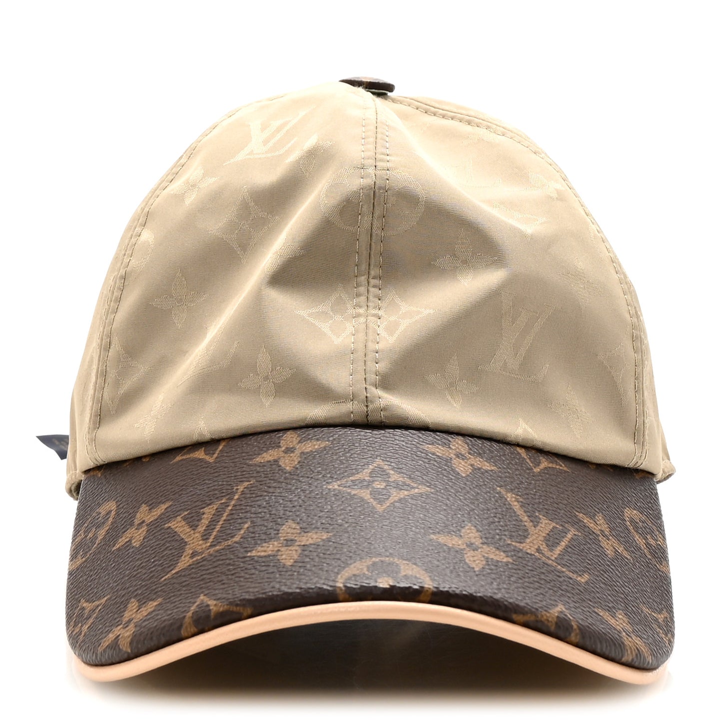 Monogram Polyester Silk LV Get Ready Cap M Beige