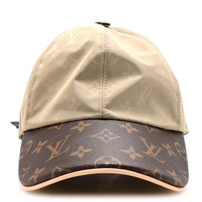 Louis Vuitton Monogram Polyester Silk LV Get Ready Cap M Beige 3 of 8