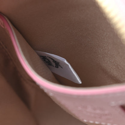 MCM Visetos Round Tote Powder Pink 7 of 11