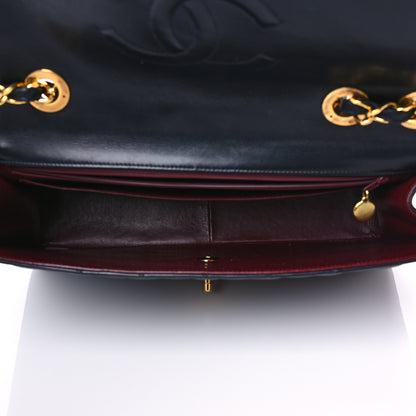 Chanel Lambskin Quilted XL Jumbo Single Flap Black 5 of 10