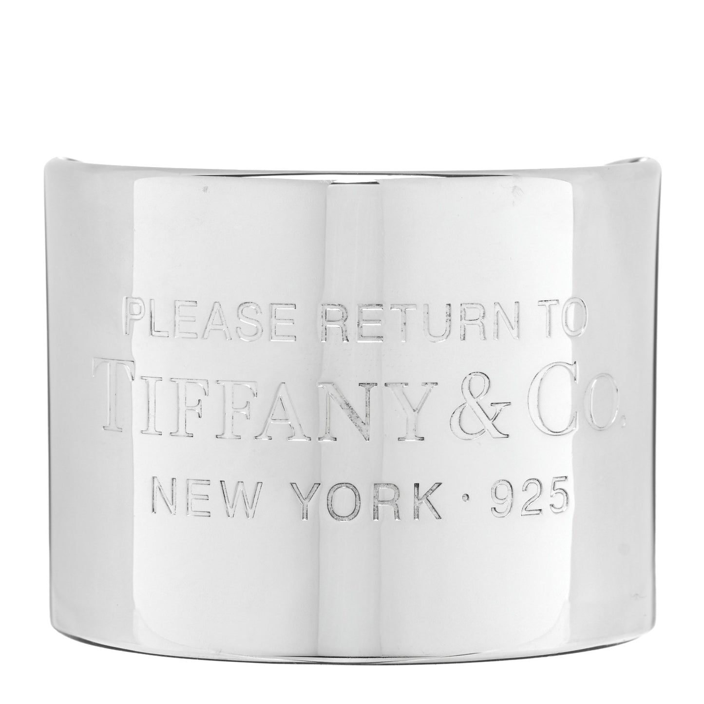 Sterling Silver Wide Return To Tiffany Cuff Bracelet