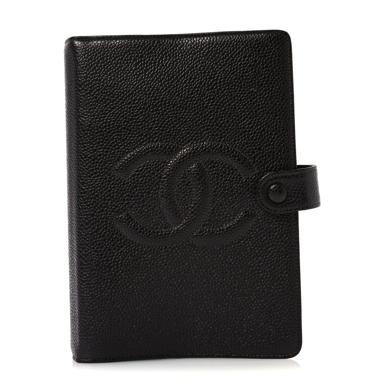 Caviar CC Medium Ring Agenda Planner Brown