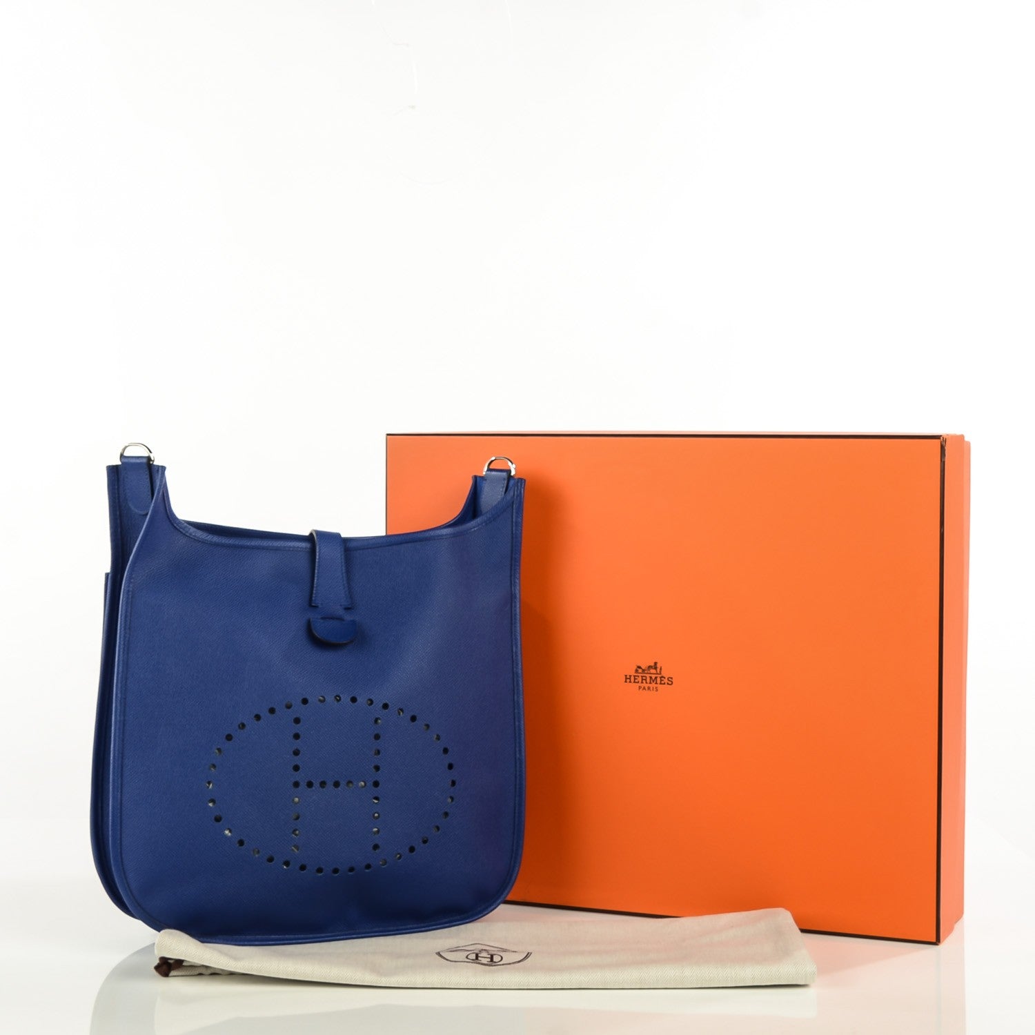 Hermes Epsom Evelyne III GM Bleu Electrique 7 of 15