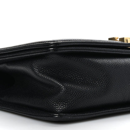 Chanel Caviar Quilted Medium Boy Flap Black 8 of 9
