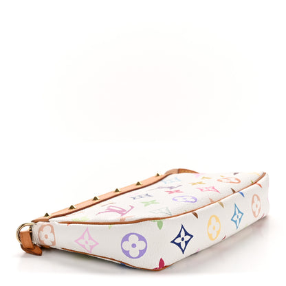 Louis Vuitton Monogram Multicolor Pochette Accessories White 4 of 12