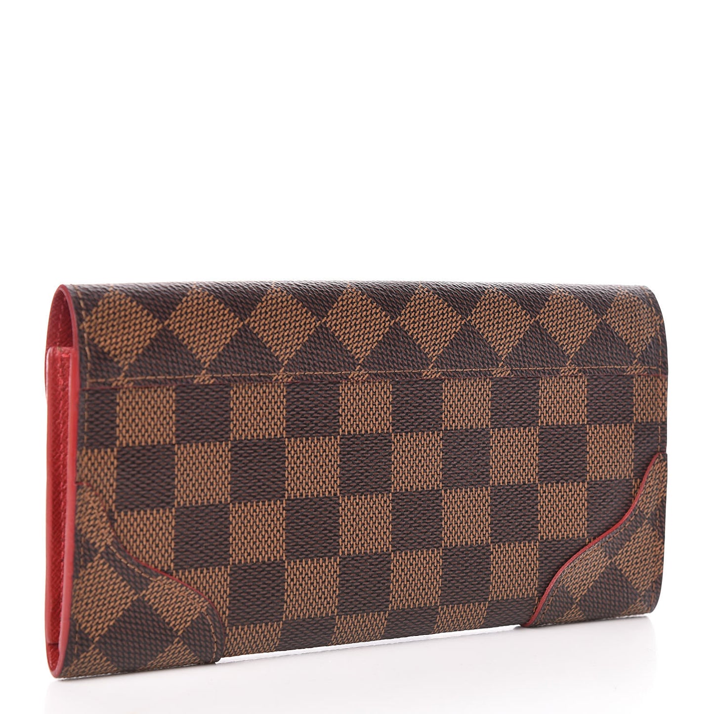 Damier Ebene Caissa Wallet Cherry