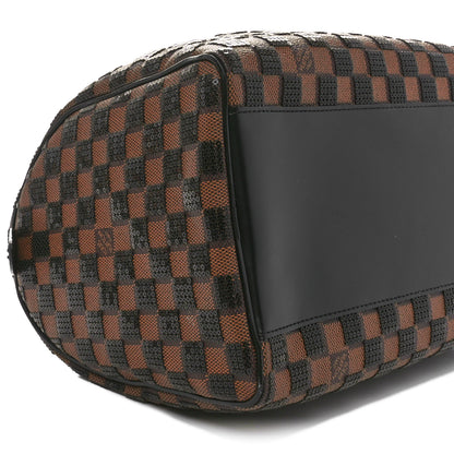 Louis Vuitton Damier Paillettes Speedy 30 Black 9 of 10