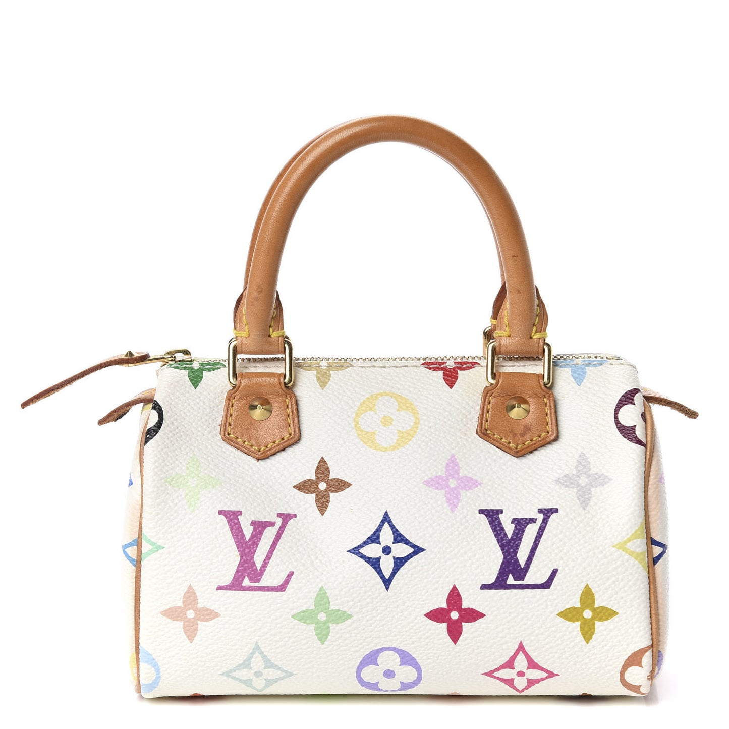 Monogram Multicolor Mini Sac HL Speedy White
