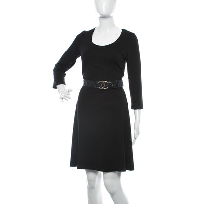 Chanel Lambskin Quilted CC Belt 85 34 Black 2 of 12