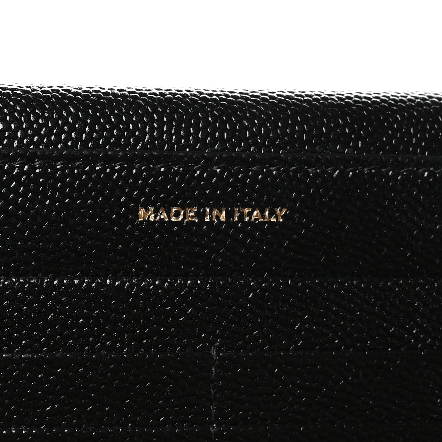 Saint Laurent Grain De Poudre Monogram Uptown Wallet Black 7 of 8