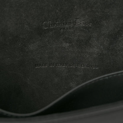 Christian Dior Ultra Matte Calfskin Cannage Lady Dior Clutch Black 8 of 12