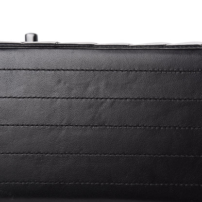 Chanel Lambskin Chevron Quilted Maxi Double Flap So Black 9 of 14