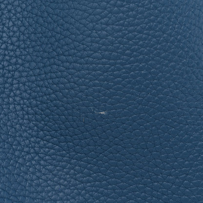 Hermes Taurillon Clemence Double Sens 45 Reversible Tote Bleu Thalassa White 12 of 20