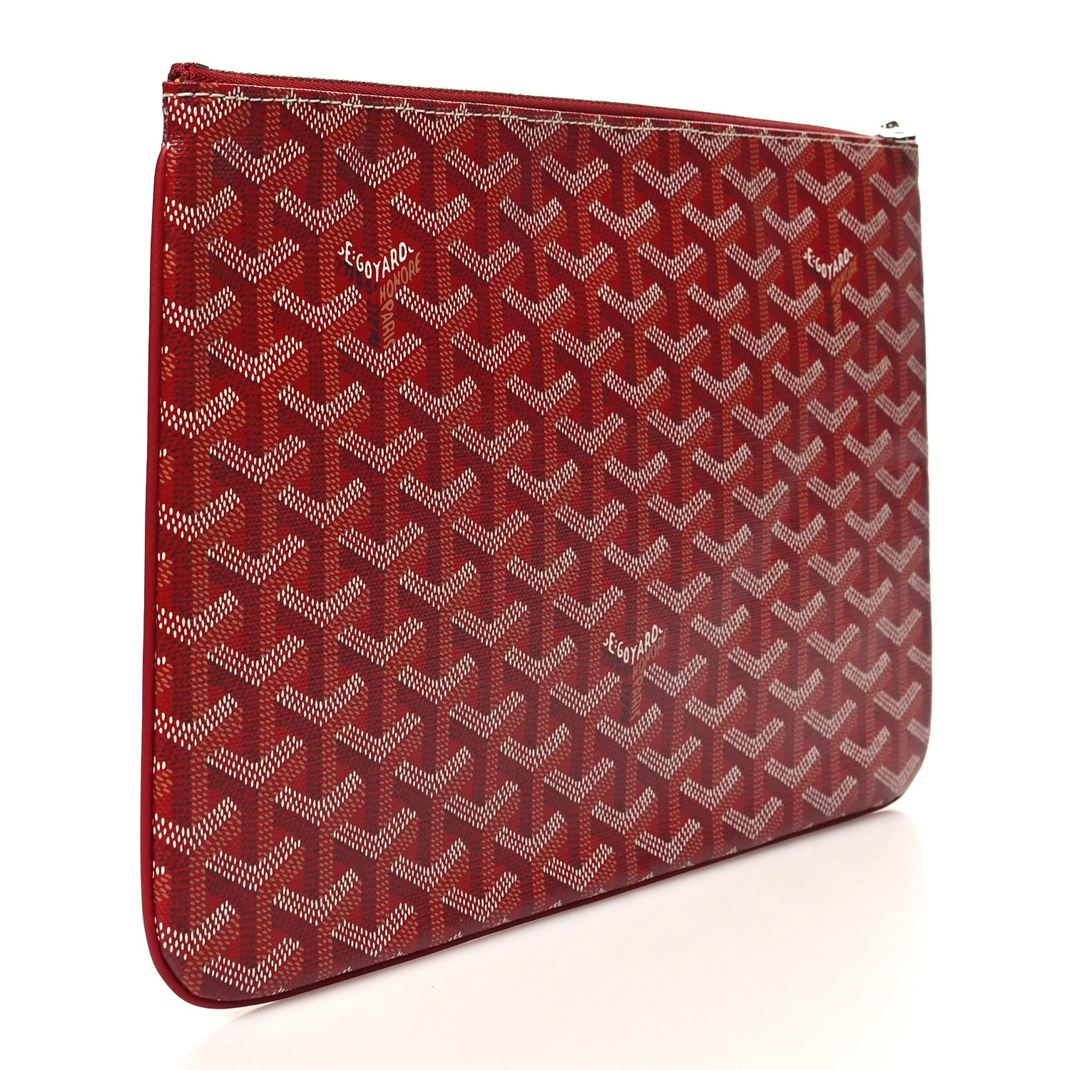 Goyard Goyardine Senat Pochette MM Red 3 of 10