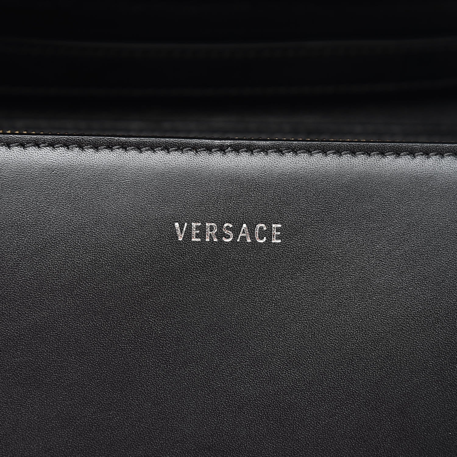 Versace Nappa Studded Medium DV ONE Satchel Black 7 of 13